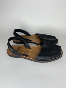 Sandalias Pons Avarca Menorca Mujer Talla 38 US 8 Correa Tobillo Negras Hechas en España - Imagen 1 de 16