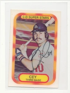 1977 Kellogg's 3-D Super Stars Ron Cey #18 48 Homers en segunda línea - Imagen 1 de 1
