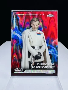 TARJETA REFRACTOR IMPERIO GALÁCTICO 2024 TOPPS CROMADA DIRECTOR KRENNIC #120 - Imagen 1 de 6