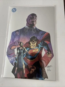SUPERMAN LEX LUTHOR SPECIAL #1 EDDY BARROWS FOIL VARIANT BAGGED & BOARDED - Picture 1 of 10