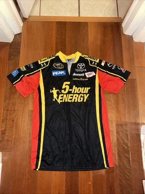 NASCAR 5-Hour Energy Drink Pit Crew Shirt Men Size Medium Under Armor  - Image 1 of 4