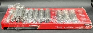 SNAP-ON 313TSYA 1/2" DRIVE 6-POINT DEEP SOCKET SET 3/8" - 1 1/8" (MVP033897) - Picture 1 of 3
