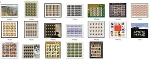 US 42c sheets Mint NH, some in original package 19 total - Picture 1 of 1
