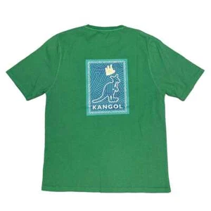 KANGOL T-Shirt TEE KING T-Shirt Male Green L - KAS23-TSH11-137-L - Picture 1 of 2