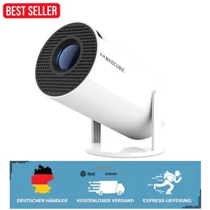 Kompakter Mini Beamer: 4K Unterstützung, 8000 Lumen & Auto-Trapezkorrektur - Bild 1 von 2