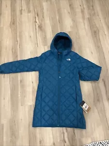 $159 The North Face Girls Thermoball Eco Parka. Size XL (18) Deep Lagoon - Picture 1 of 8