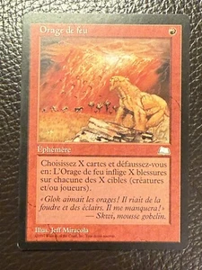 MTG Aquilon — Firestorm Orage De Feu — French — EX++ - Picture 1 of 2