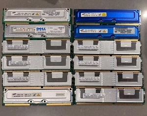 Lot of 12 Mixed Samsung Dell Desktop Memory - Picture 1 of 1