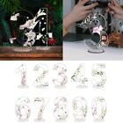 Table Decoration Clear Display Signs Party Event Number Card Hold  Home