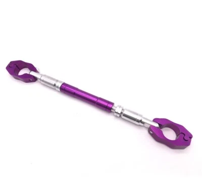 Barra transversal reforzar volante manillar empuñaduras ajustables moto 7/8"" Foto 1 de 2