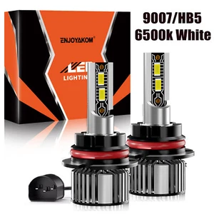 9007 HB5 LED Headlight Super Bright Bulbs Kit HIGH/LOW Beam 6500K White 260000lm - Picture 1 of 12