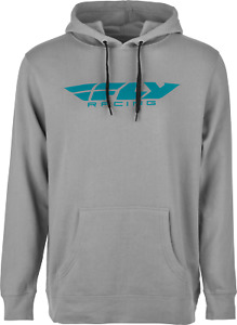 Fly Racing Corporate Pullover Hoodie 2XL Grey/Blue