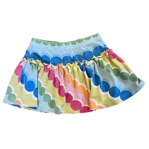 Gymboree Colorful Skort Skirt Size 4 Multicolor Cotton Girls Kids Summer - Picture 1 of 5