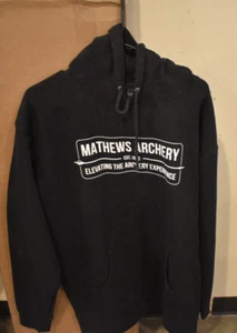 Mathews Archery - Arrow Logo Hoodie - Black - L - Mens - Picture 1 of 2