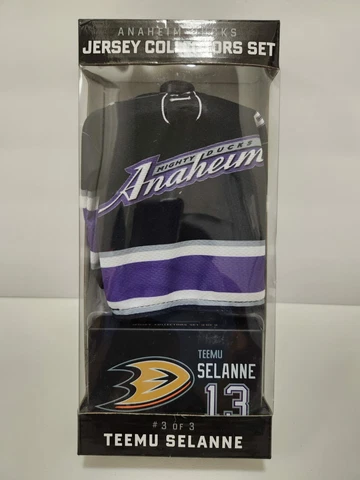 Anaheim Ducks Mini Jersey Collectors Set Teemu Selanne #13 Cover