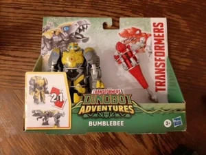 Transformers Rescue Bots Dinobot Adventures Bumblebee Figure Kids Toy Ages 3+ - Picture 1 of 8
