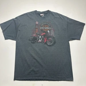 Harley-Davidson Motorcycles T-Shirt Black Canyon Colorado Gray Sz 2XL - Imagen 1 de 5