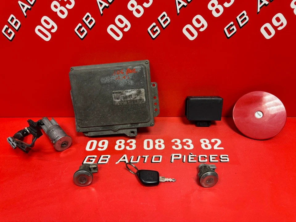 PEUGEOT 106 CITROEN SAXO 1.4i KIT DEMARRAGE CALCULATEUR 0261204622 9630278180 - Photo 1/3