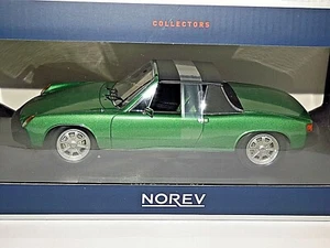 Norev 1/18th Scale 1975 VW-Porsche 914 2.0 in Metallic Green - Picture 1 of 3