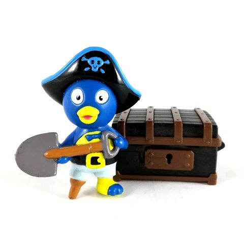Backyardigans Pablo Pirate Penguin Figure & Treasure Chest Cake Topper Cover
