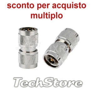 N.1 Connettore Adattatore N maschio / maschio RF WiFi Router - NMNM - Foto 1 di 1