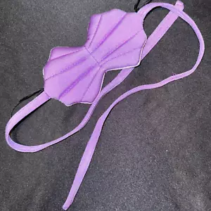 Build a Bear Workshop BABW Disney LITTLE MERMAID Ariel Purple Shell Top ¡COMO ESTÁ! - Imagen 1 de 5