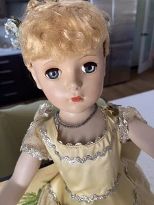 Vintage Madam Alexander Nina Ballerina selten gelb Tutu 17’ Hartplastik Puppe WTG - Bild 1 von 11