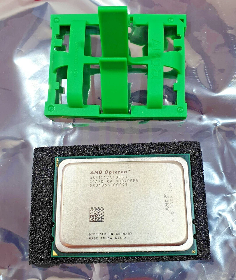 AMD Opteron 6124HE 8-Core 1.8GHz 6400MHz FSB 12MB L3 Cache Socket G34 602104-001 - Image 1 of 4