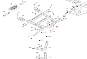 PARAGOLPES TRASERO CAN-AM RENEGADE 1000 XXC 715004154 NUEVO #715007465 - Imagen 1 de 3