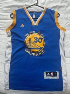 Golden State Warriors Steph Curry #30 Swingman Jersey Mens L Length +2 Adidas - Picture 1 of 7