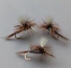 Adams Parachute Trout Dry Fly - Pack of 3 - Size 14