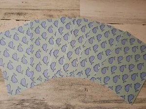 6 pieces of Narwhals Scrapbook Paper 4x6 photo mats #608 - Picture 1 of 1