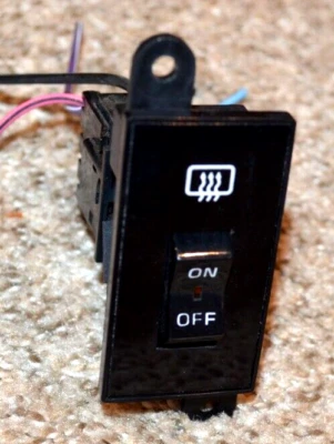 1982 1983 OLDSMOBILE OLDS TORONADO DEFROST DEFOG SWITCH W/ HARNESS OEM Foto 1 de 4