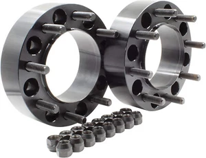 8x200 Hub Centric Wheel Spacers 2" For 2005+ Ford F-350 Dually Grade 12.9 Studs - Picture 1 of 24