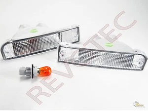 Clear Bumper Signal Lights Lamps RH & LH For 92 93 94 95 Toyota 4Runner - Picture 1 of 2