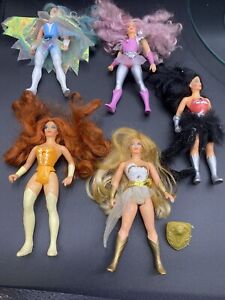 Vintage 1984  “She-ra” Doll Lot Of 5 Mattel
