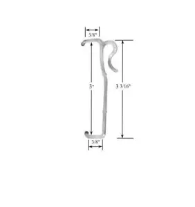 ELIGE UN PAQUETE TAMAÑO - CLIPS DE EQUILIBRIO transparentes de 3" para mini persianas de madera de 2" - ¡Nuevo! - Imagen 1 de 9