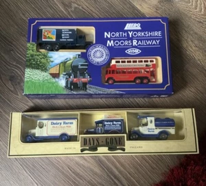 Lledo Days Gone North Yorkshire Moors Railway Set Days Gone Dairy Farm Van Set - Picture 1 of 12