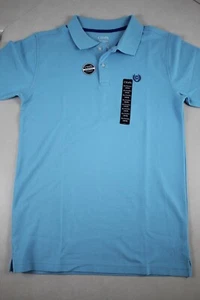 CHAPS Stretch Boy's Short Sleeve Blue Polo Shirt size XL (18-20) New - Picture 1 of 3