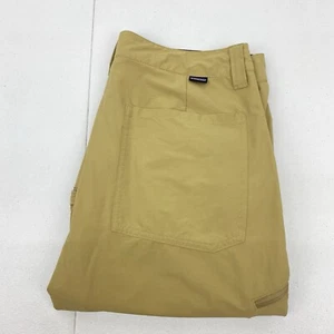 Patagonia Pants Men 34x32 Quandary Tan Convertible Hiking Cargo shorts gorp zip - Picture 1 of 15
