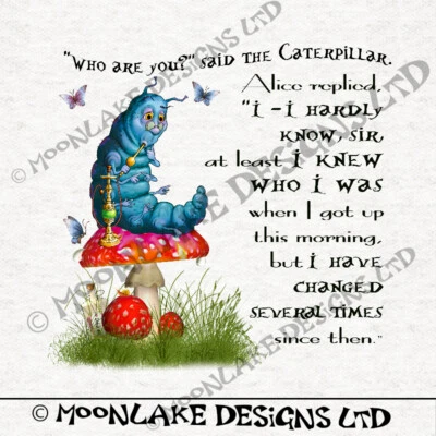 MOONLAKE FABRICS Alice Raupe Stoff Basteln Paneele in 100% Baumwolle oder Polyester