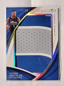 2017-18 Panini Immaculate Collection Jumbo Patches Jersey Number D.Smith Jr /50 - Bild 1 von 2
