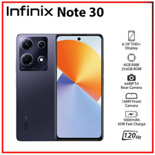 (New&Unlocked) Infinix Note 30 8GB+256GB BLACK Dual SIM Android Cell Phone