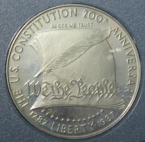 1987-S Proof Constitution Silver Dollar PLUS 5 Other Proof Coins - #11258-4 - Picture 1 of 4