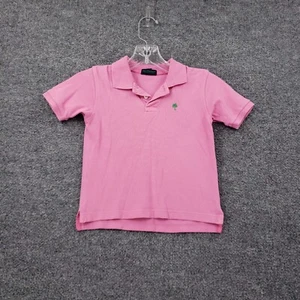 Lilly Pulitzer Polo Shirt Kids Girls XS Pink Via Palm Beach Short Sleeve Cotton - Picture 1 of 10