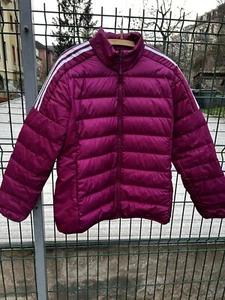Adidas Steppjacke in Gr. 42 Burgunder - Bild 1 von 5