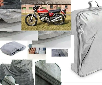 TELO COPRIMOTO TELATO FELPATO PER HONDA CB 400 FOUR ANNO 1976 IMPERMEABILE ANTIG - Immagine 1 di 4