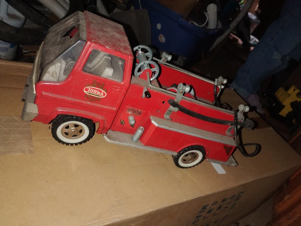 Camión de bomberos Tonka 1963-1964 bomba acero prensado Foto 1 de 1