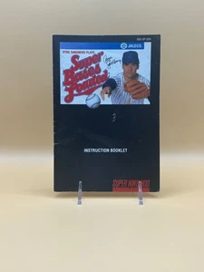 Ryne Sandberg Juega Super Bases Cargado SNES Nintendo Instrucciones SOLO MANUAL - Imagen 1 de 2
