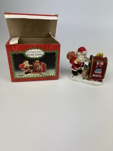 Navidad vintage la colección Blancanieves resina Santa decoración en caja - Imagen 1 de 6